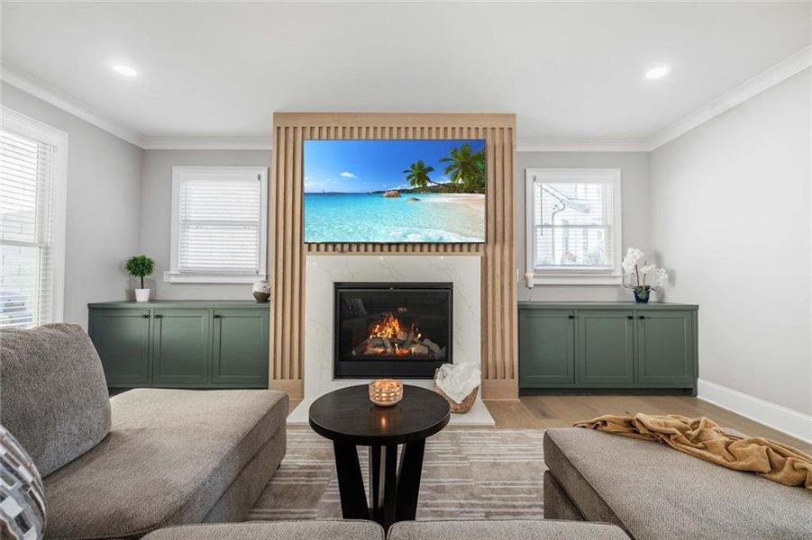Furnished interior view inside a new home in , Powder Springs (Image 11).