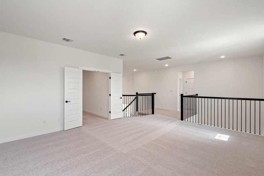 Spacious, unfurnished interior of a new home in Park Collection at Lariat, Liberty Hill (Image 33). Spacious, unfurnished interior of a new home in Park Collection at Lariat, Liberty Hill (Image 33).