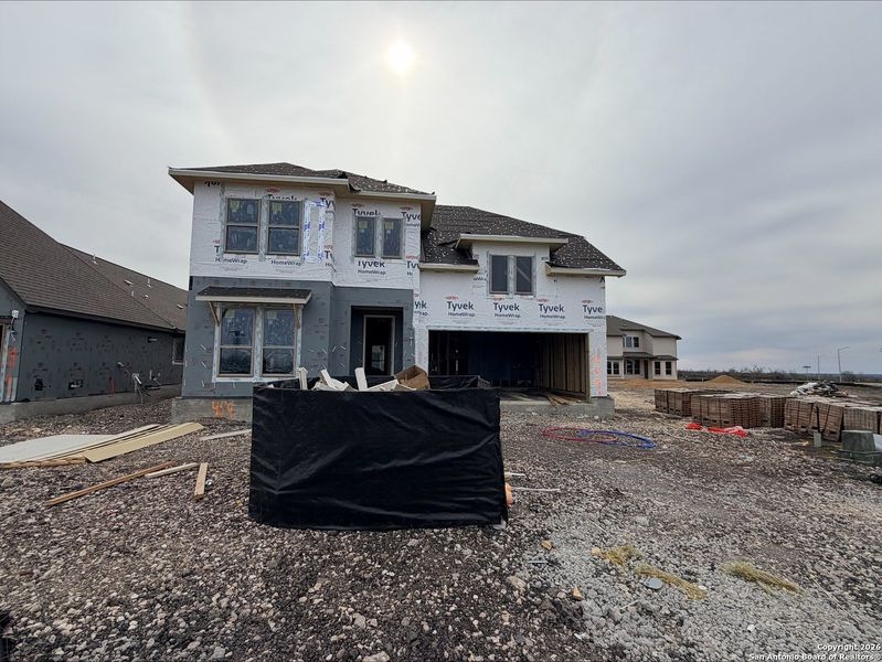 In-progress construction of a new home in Nopal Valley, San Antonio, TX (Image 9).