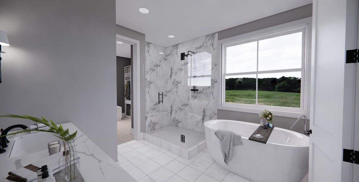 Furnished interior view inside a new home in , Dripping Springs (Image 15).