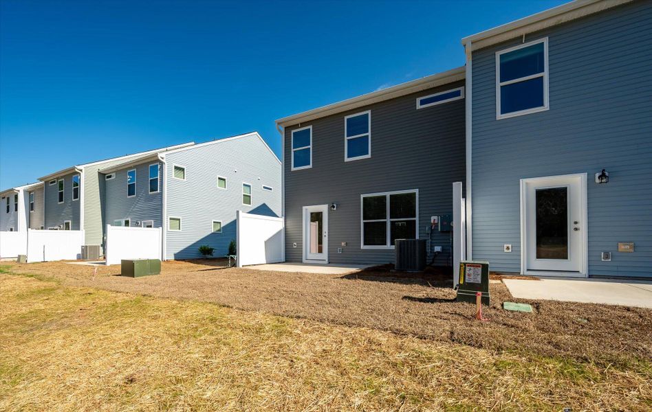 Exterior details and patio area of a home in The Landings at Montague, Goose Creek (Image 30).
