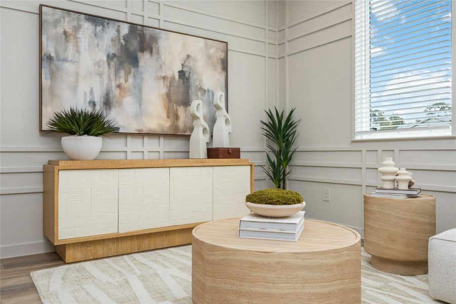 Furnished interior view inside a new home in Highland Court, Houston (Image 13).