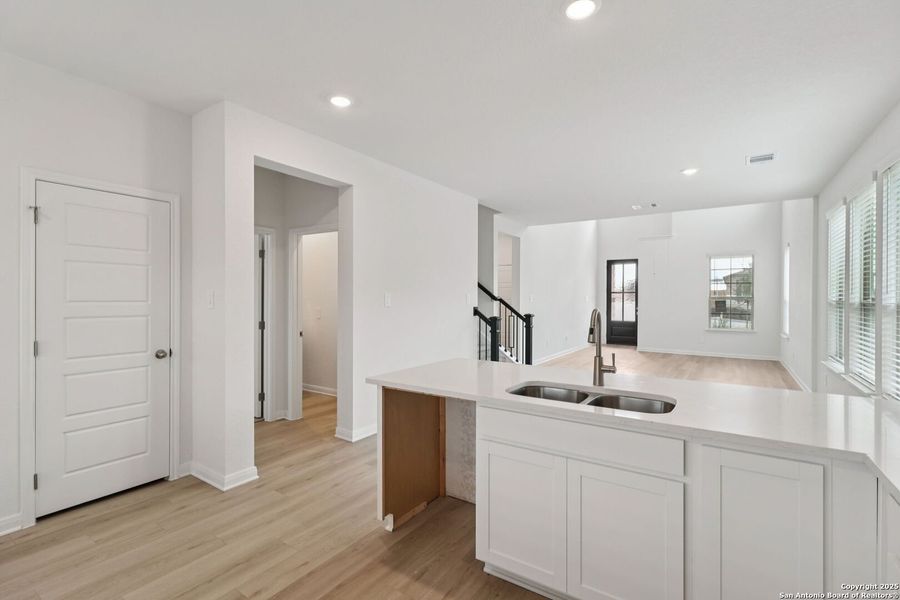 Furnished interior view inside a new home in Royal Crest, San Antonio (Image 18). Furnished interior view inside a new home in Royal Crest, San Antonio (Image 18).