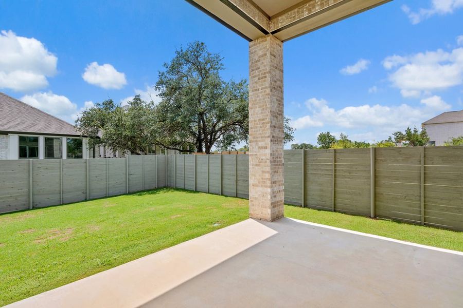 Front exterior of a new home in Arbor Collection At Wolf Ranch, Georgetown, TX, highlighting curb appeal (Image 21).