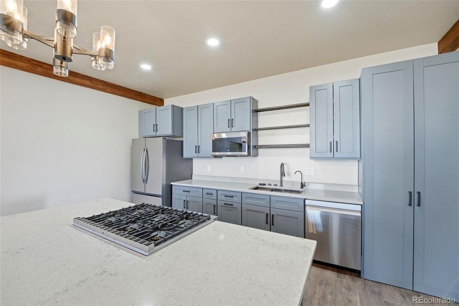 Furnished interior view inside a new home in , Rye (Image 9).