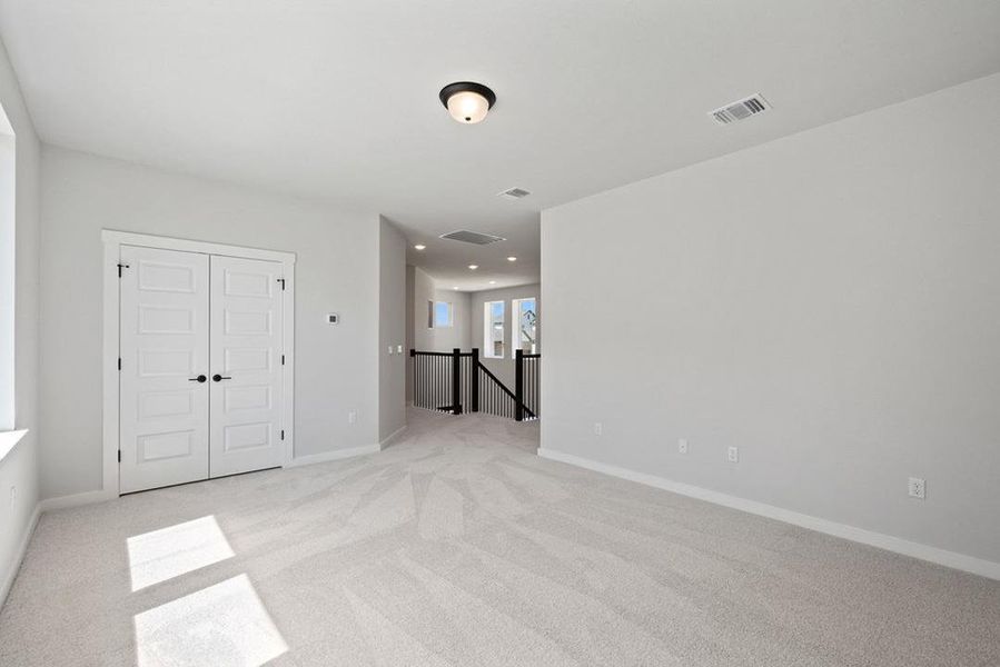 Spacious, unfurnished interior of a new home in Terrace Collection At Turner's Crossing, Buda (Image 28). Spacious, unfurnished interior of a new home in Terrace Collection At Turner's Crossing, Buda (Image 28).