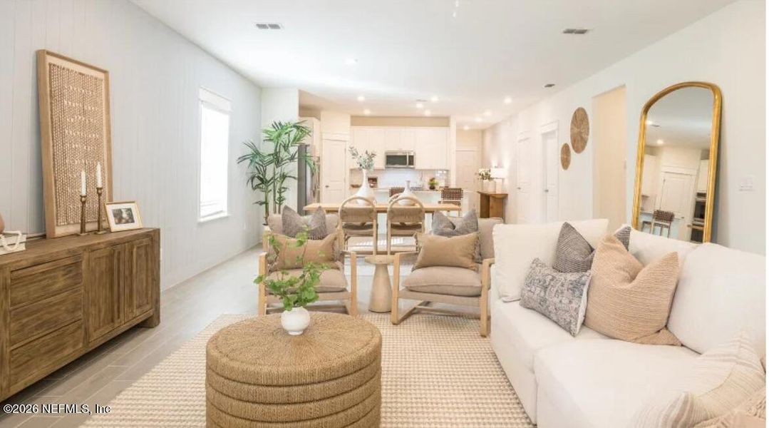 Furnished interior view inside a new home in Granary Park, Green Cove Springs (Image 7). Furnished interior view inside a new home in Granary Park, Green Cove Springs (Image 7).