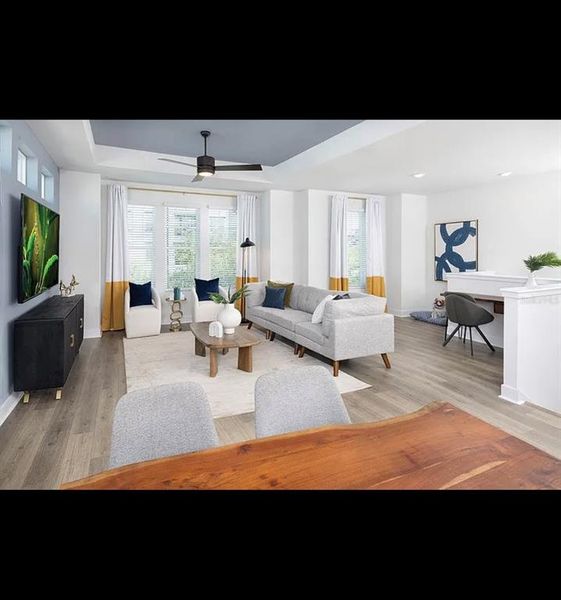 Furnished interior view inside a new home in Westshore Crossing, Tampa (Image 10).