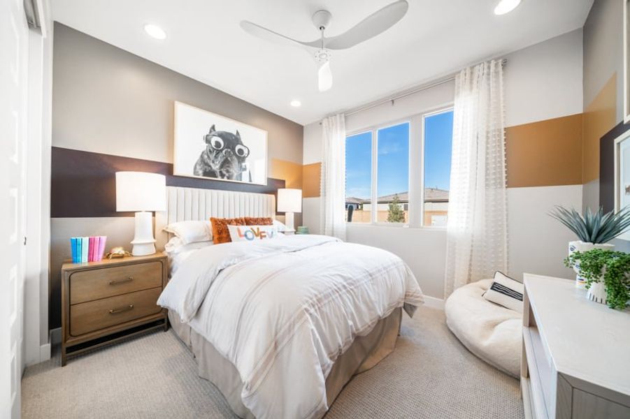 Representative furnished interior of a home built from the Sunrise by Taylor Morrison in Ovation at Meridian 55+, Queen Creek (Image 24).