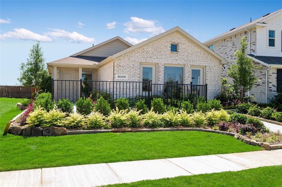 View of front facade featuring brick siding View of front facade featuring brick siding