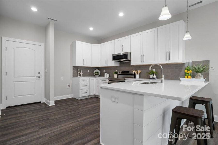 Furnished interior view inside a new home in , Hickory (Image 5). Furnished interior view inside a new home in , Hickory (Image 5).