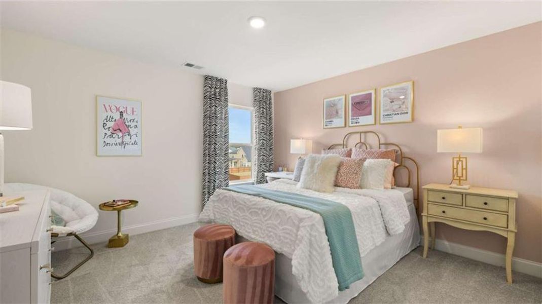 Furnished interior view inside a new home in The Gates at Pates Creek, Hampton (Image 33).