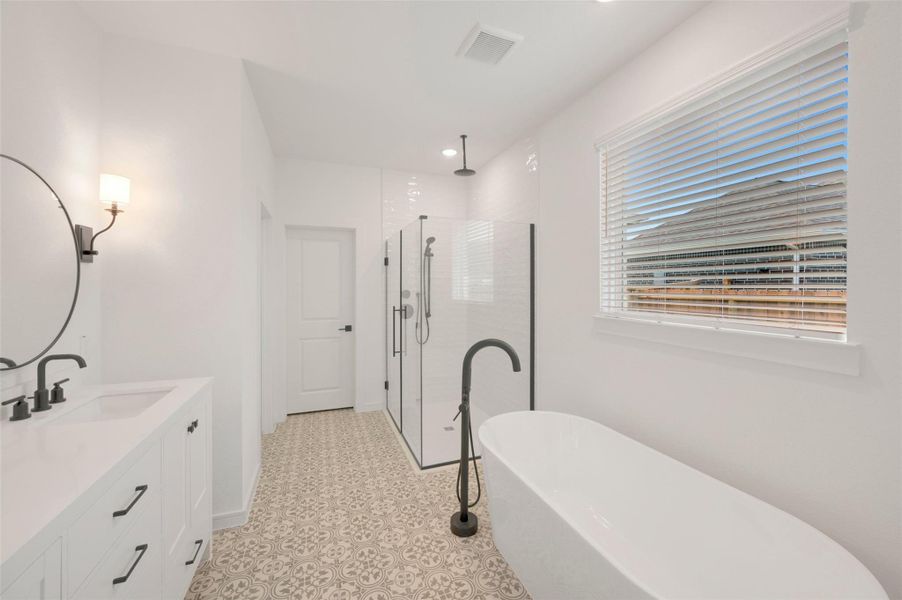 Luxurious primary bath