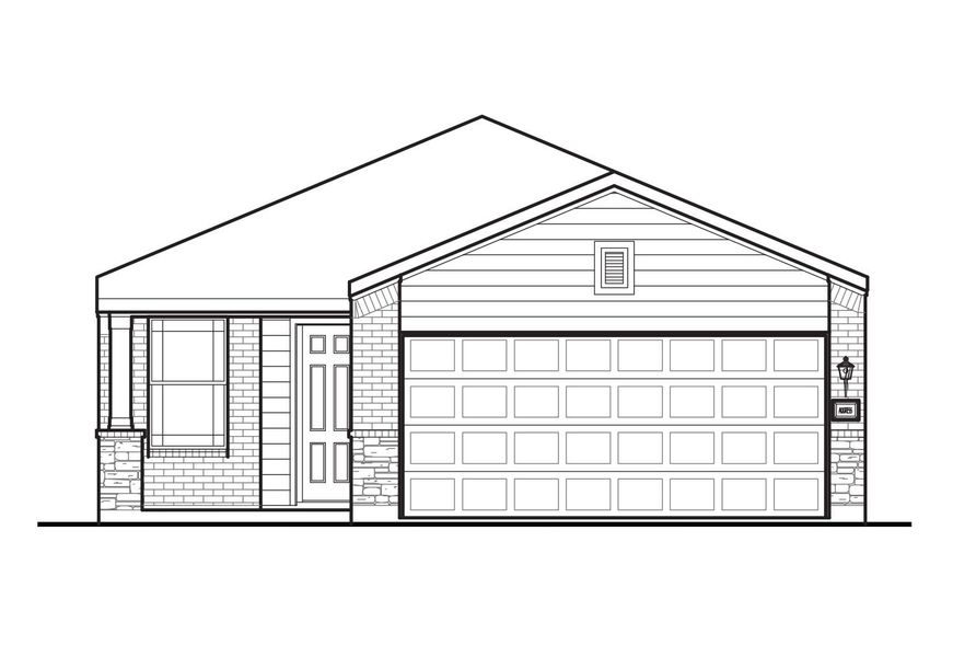 Denver  Elevation D - Alt Roof Elevation