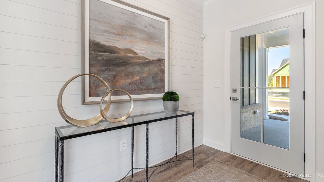 Representative furnished interior of a home built from the Promenade by Epcon Communities in The Courtyards at Bailey Farms, Dacula (Image 43).