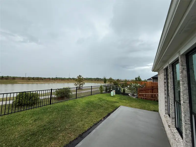 Exterior details and patio area of a home in , Katy (Image 7). Exterior details and patio area of a home in , Katy (Image 7).