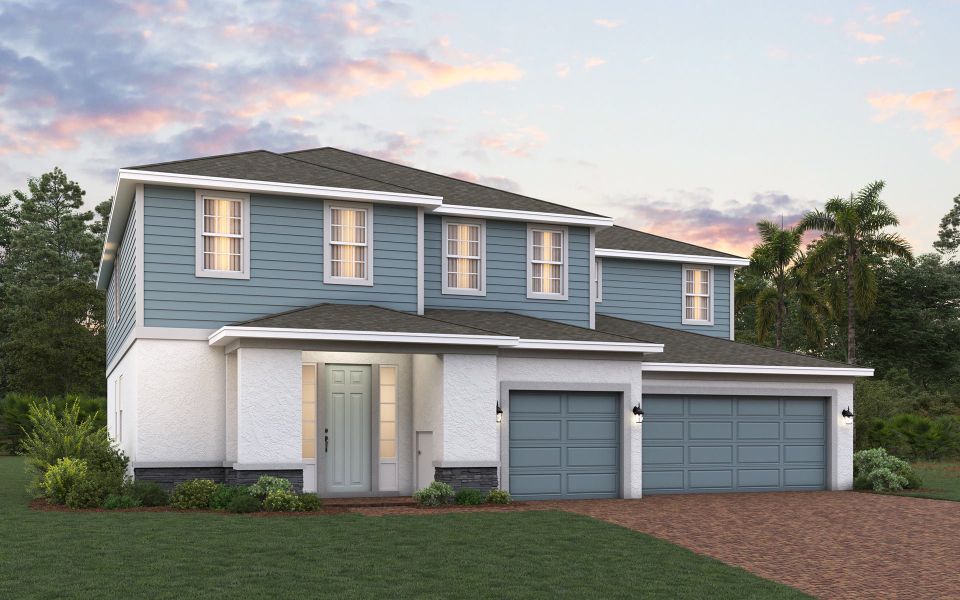 Lennox elevation 1 optional stone