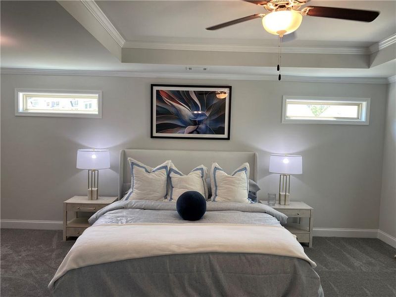 Furnished interior view inside a new home in Stratford Square, Lawrenceville (Image 10).