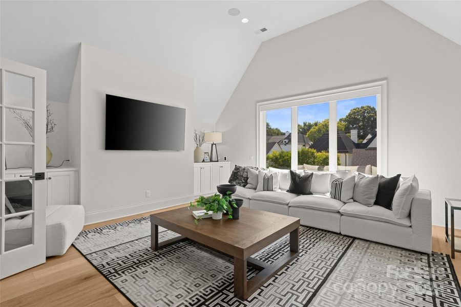 Furnished interior view inside a new home in , Charlotte (Image 27). Furnished interior view inside a new home in , Charlotte (Image 27).