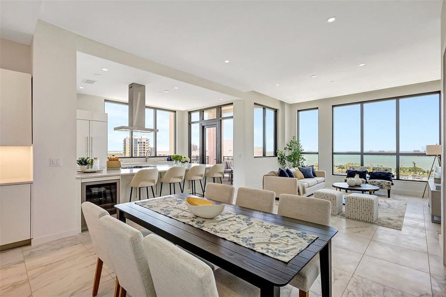 Furnished interior view inside a new home in , Sarasota (Image 21).