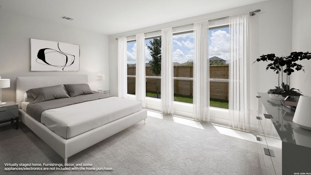 Furnished interior view inside a new home in Solms Landing, New Braunfels (Image 12).