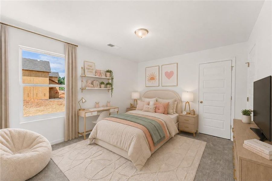 Furnished interior view inside a new home in Oakhill Estates, Adairsville (Image 6).