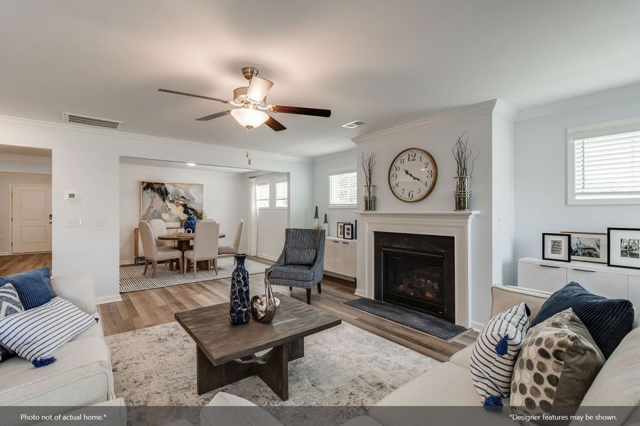 Furnished interior view inside a new home in Dove Hollow, Chesnee (Image 13).