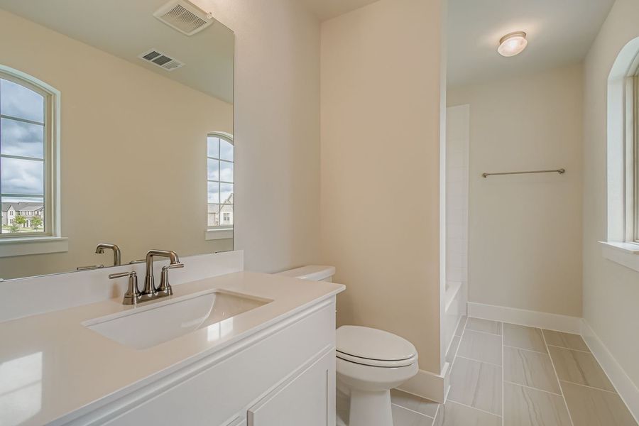 Furnished interior view inside a new home in The Tribute - Westbury 41s, The Colony (Image 10). Furnished interior view inside a new home in The Tribute - Westbury 41s, The Colony (Image 10).