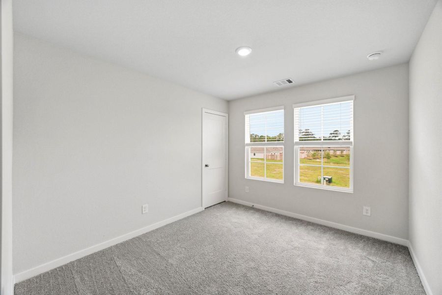 Spacious, unfurnished interior of a new home in Crockett Meadows, Conroe (Image 23). Spacious, unfurnished interior of a new home in Crockett Meadows, Conroe (Image 23).