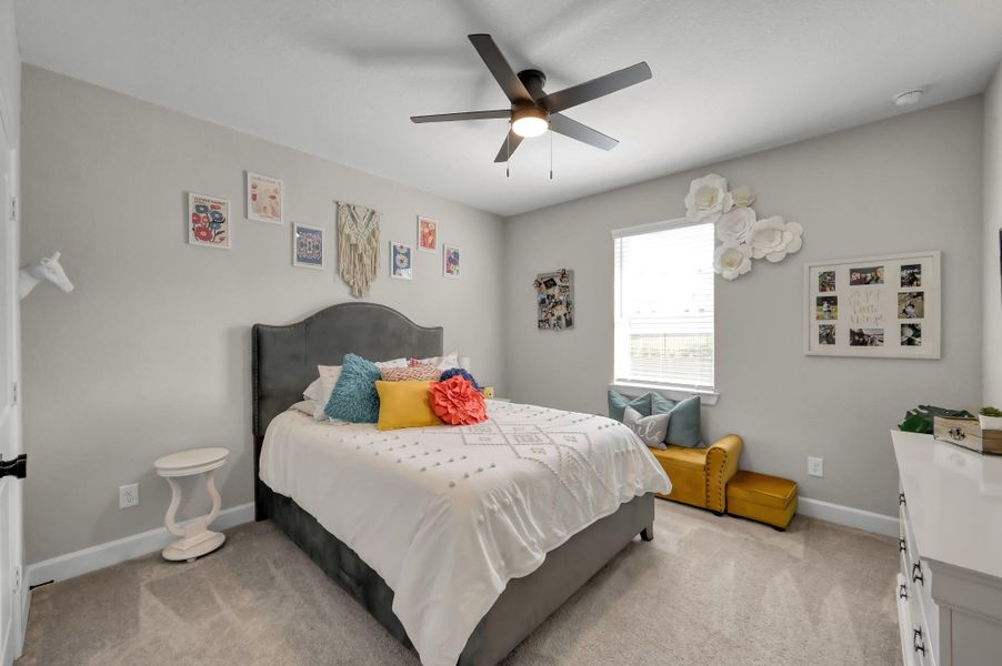 Furnished interior view inside a new home in The Woodlands Hills 60’, Willis (Image 14).