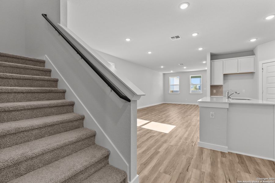 Furnished interior view inside a new home in Hiddenbrooke, Seguin (Image 15). Furnished interior view inside a new home in Hiddenbrooke, Seguin (Image 15).