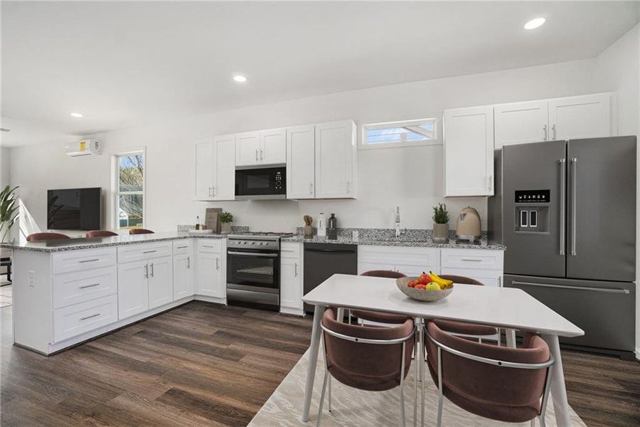 Furnished interior view inside a new home in , Atlanta (Image 8). Furnished interior view inside a new home in , Atlanta (Image 8).