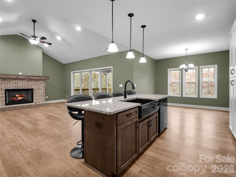 Furnished interior view inside a new home in , Rutherfordton (Image 4).