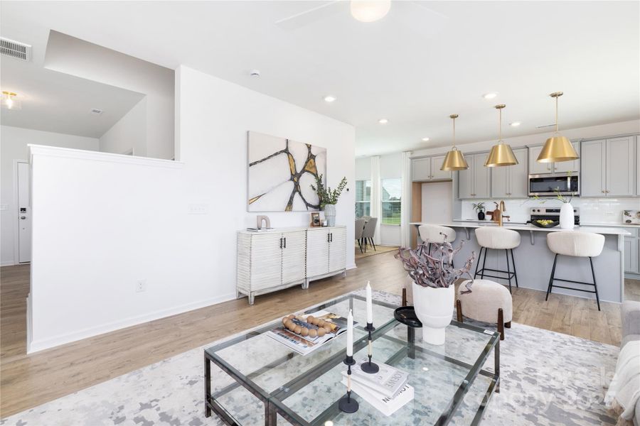 Furnished interior view inside a new home in , New London (Image 27).