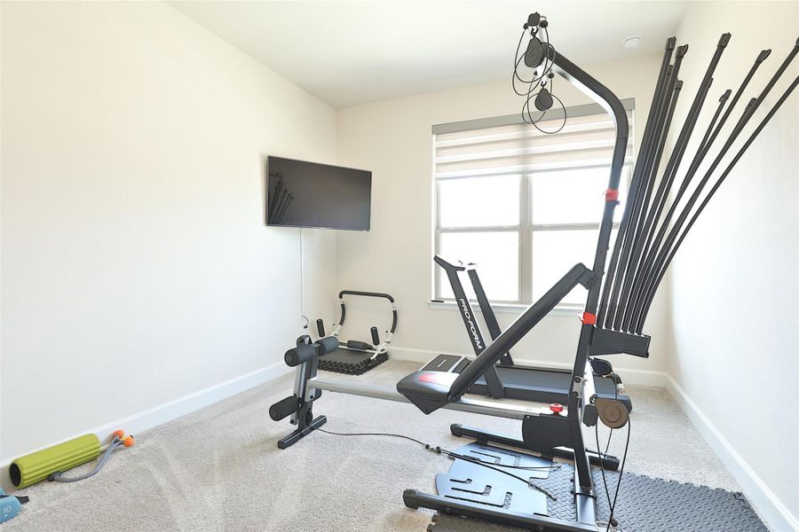 Furnished interior view inside a new home in Elyson, Katy (Image 8).