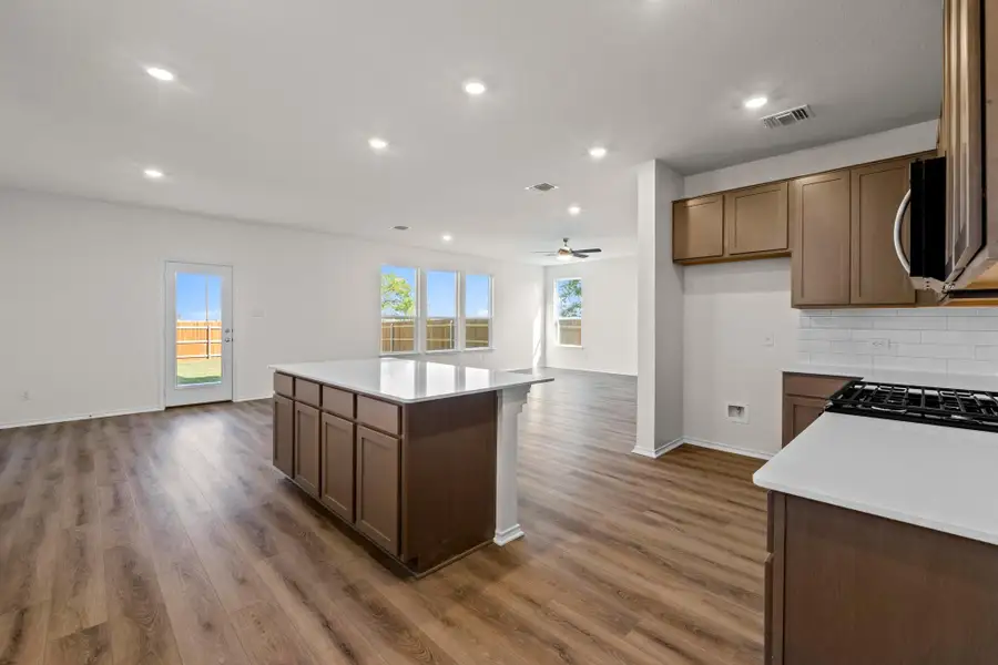 Furnished interior view inside a new home in Salerno - Heritage Collection, Round Rock (Image 10). Furnished interior view inside a new home in Salerno - Heritage Collection, Round Rock (Image 10).