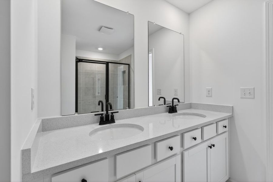 Furnished interior view inside a new home in Somerset at Veterans Memorial, Mableton (Image 9).