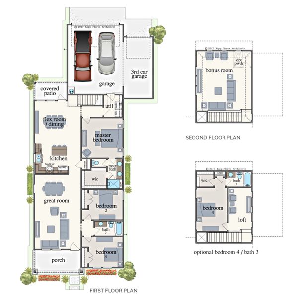 2D floor plan layout for the The 1836 Cottage by Steve Klein Custom Builder in Diamond Hill Collection, Victoria, TX (Image 3).
