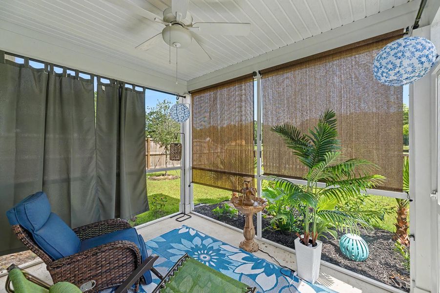 Exterior details and patio area of a home in Six Oaks, Summerville (Image 24).