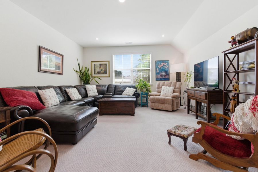 Furnished interior view inside a new home in , Santee (Image 60).