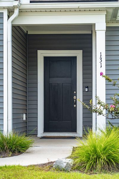 Exterior details and patio area of a home in , Huger (Image 32).