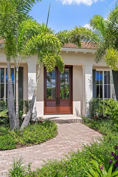 Exterior details and patio area of a home in , Delray Beach (Image 1).