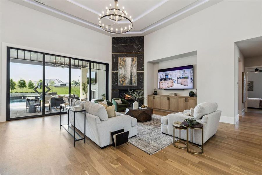 Furnished interior view inside a new home in , Celina (Image 24).