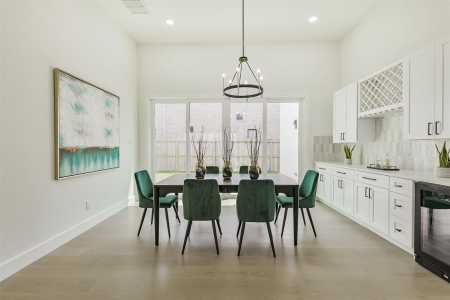 Furnished interior view inside a new home in , Houston (Image 34).