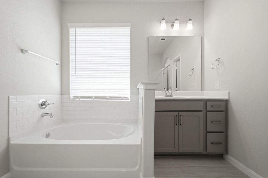 Furnished interior view inside a new home in Mulberry Farms, Santa Fe (Image 5).