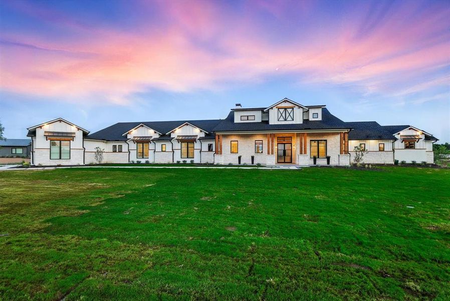 View of front of home featuring a yard and a porch View of front of home featuring a yard and a porch
