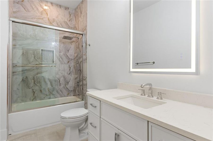 Furnished interior view inside a new home in , Atlanta (Image 17).