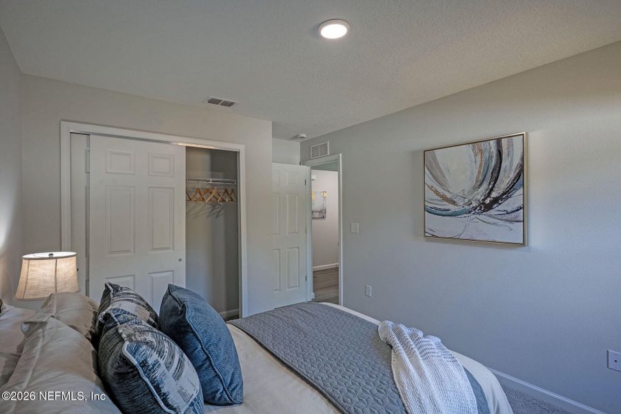 Furnished interior view inside a new home in , Jacksonville (Image 34). Furnished interior view inside a new home in , Jacksonville (Image 34).