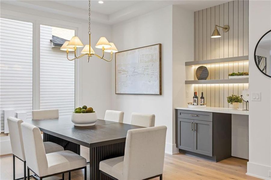 Furnished interior view inside a new home in , Chamblee (Image 5).