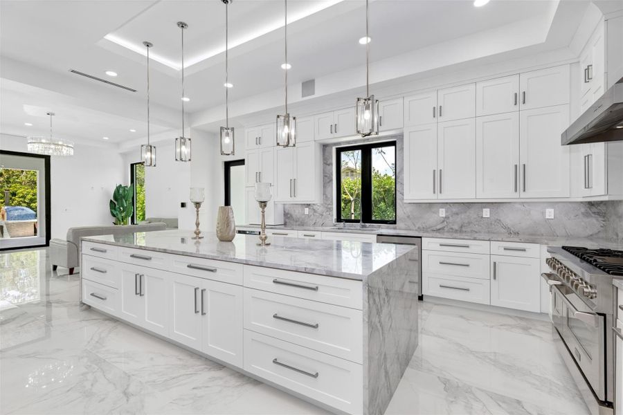 Furnished interior view inside a new home in , Parkland (Image 10).
